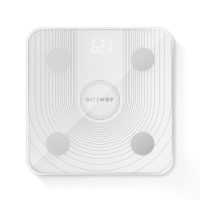Cantar digital inteligent BlitzWolf BW-SC1, Smart, Control prin aplicatie, Masurare BMI, masa osoasa, grasime viscerala
